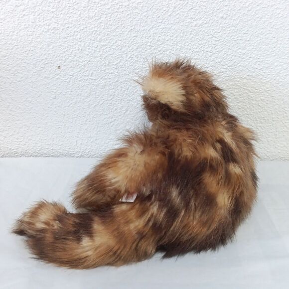 Ty Classic Kitty Cat Jumbles Calico Brown Tabby White Paws Long Hair Plush 2016 - Picture 5 of 10